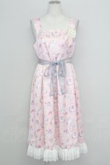 Princess Doll / わたみあネコちゃんワンピース  ピンク T-25-08-25-011-LO-OP-SA-ZS