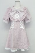 DearMyLove / ハートドットヨークレースアップワンピース M ピンク T-25-08-25-014-EL-OP-SA-ZT