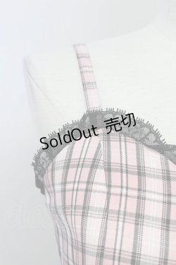 画像3: Jamie エーエヌケー / チェックキャミワンピース  ピンク T-25-08-25-015-LO-OP-SA-ZI
