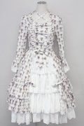 ATELIER PIERROT / Rosy Bouquet Dress 1 ライトグレー T-25-08-25-016-EL-OP-SA-ZT