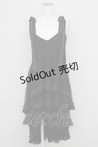 MAJOH / MAJESTIC DOLL DRESS  黒 T-25-08-25-017-LO-OP-SA-ZI