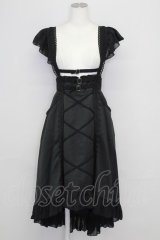 MR corset / THREE BUCKLE SKIRT  黒 T-25-08-25-018-PU-SK-SA-ZI