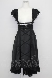 MR corset / THREE BUCKLE SKIRT  黒 T-25-08-25-018-PU-SK-SA-ZI