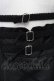 画像4: MR corset / THREE BUCKLE SKIRT  黒 T-25-08-25-018-PU-SK-SA-ZT