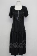 MR corset / コルセットデザインワンピース  黒 T-25-08-25-019-PU-OP-SA-ZT