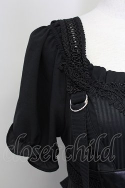 画像3: MR corset / コルセットデザインワンピース  黒 T-25-08-25-019-PU-OP-SA-ZT