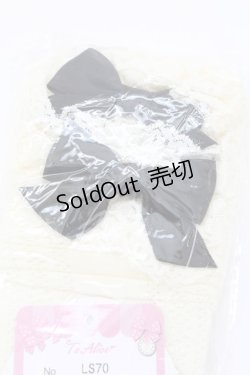 画像4: To Alice / ヴィンテージドールソックス  アイボリーＸ黒 T-25-08-27-019-LO-ZA-SA-ZI