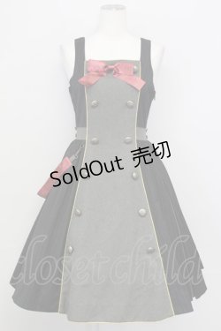 画像1: metamorphose / 研究生ジャンパースカート  グレー T-25-08-27-008-ME-OP-SA-ZI