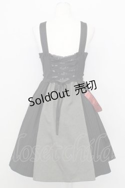 画像2: metamorphose / 研究生ジャンパースカート  グレー T-25-08-27-008-ME-OP-SA-ZI
