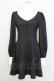 画像5: DARK IN LOVE / Gothic lolita black and white bow neck dress  黒Ｘ白 T-25-08-27-009-PU-OP-SA-ZT