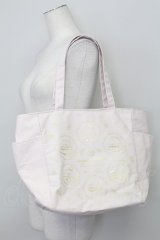 Maison de FLEUR / すみっこぐらしサイドポケットトートバッグ  ピンク T-25-08-27-015-LO-BG-SA-ZI