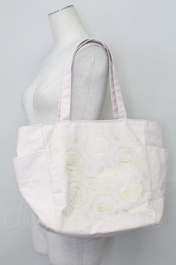 画像1: Maison de FLEUR / すみっこぐらしサイドポケットトートバッグ  ピンク T-25-08-27-015-LO-BG-SA-ZT