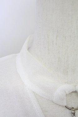 画像3: axes femme POETIQUE / チョーカーデザインシアープルオーバー M ホワイト T-25-08-27-002-AX-TO-SA-ZT