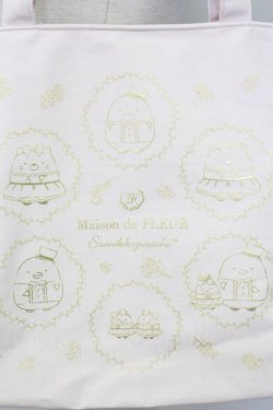 画像3: Maison de FLEUR / すみっこぐらしサイドポケットトートバッグ  ピンク T-25-08-27-015-LO-BG-SA-ZI