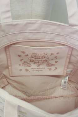 画像5: Maison de FLEUR / すみっこぐらしサイドポケットトートバッグ  ピンク T-25-08-27-015-LO-BG-SA-ZI