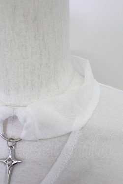 画像4: axes femme POETIQUE / チョーカーデザインシアープルオーバー M ホワイト T-25-08-27-002-AX-TO-SA-ZT