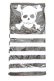 画像1: GOTHPUNKその他(買取対象外) / ドクロボーダーソックス  黒Ｘ白 T-25-08-27-018-PU-ZA-SA-ZT (1)