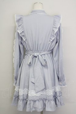 画像2: Amavel / Pretty Laceボウタイワンピース  サックス T-25-08-30-026-CA-OP-SA-ZT