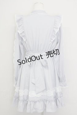 画像2: Amavel / Pretty Laceボウタイワンピース  サックス T-25-08-30-026-CA-OP-SA-ZI