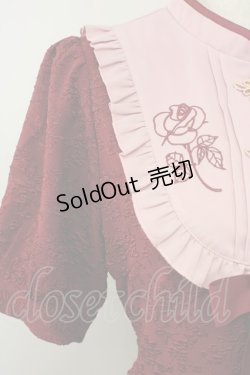 画像3: Amavel / Oriental Roseチャイナバルーンワンピース  ボルドー T-25-08-30-028-CA-OP-SA-ZI