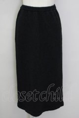 INGEBORG / ニットスカート  黒 T-25-08-30-031-LO-SK-SA-ZS
