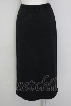 画像2: INGEBORG / ニットスカート  黒 T-25-08-30-031-LO-SK-SA-ZT