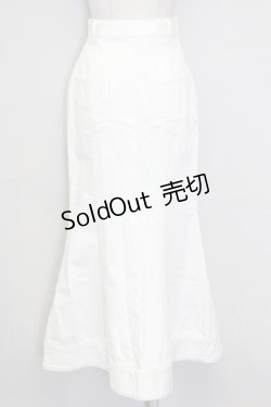 画像2: Melt the lady / ロングスカート  白 T-25-08-30-040-PU-SK-SA-ZI