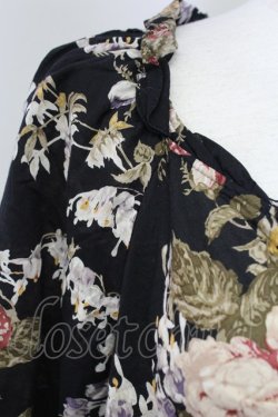 画像3: INGEBORG / 絵画風ブーケプリントシャツ 13 黒 T-25-08-30-010-LO-BL-SA-ZT