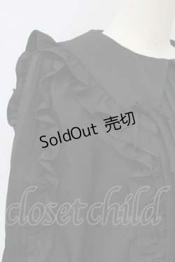 画像3: Swankiss / classic ribbon B/L ブラウス  黒 T-25-08-30-002-CA-BL-SA-ZI