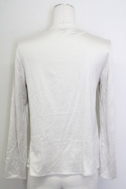 画像2: INGEBORG / カメリアワッペン刺繍デザインカットソー  グレー T-25-08-30-022-LO-TO-SA-ZT