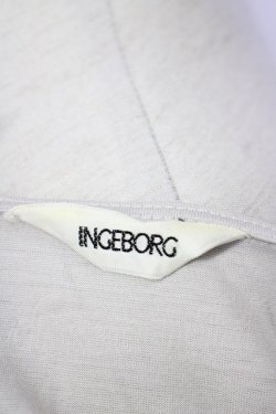 画像3: INGEBORG / カメリアワッペン刺繍デザインカットソー  グレー T-25-08-30-022-LO-TO-SA-ZT
