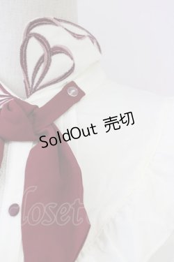 画像5: axes femme POETIQUE / カラーリボン刺繍ブラウス M キナリ T-25-09-05-002-AX-BL-SA-ZI