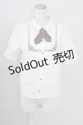 axes femme / クロスタイ付き刺繍ブラウス  キナリ T-25-09-05-003-AX-BL-SA-ZI