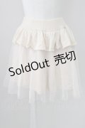 LIZ LISA / チュール重ねニットスカート  ベージュ T-25-09-05-020-LO-SK-SA-ZI