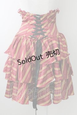 画像2: ATELIER PIERROT / ハリー・ポッター フリルコルセットスカート  グリフィンドール T-25-09-05-021-EL-SK-SA-ZI
