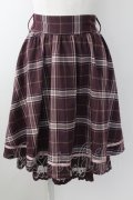 axes femme / ベルト付クラシカルスカート  ブラウン T-25-09-05-022-AX-SK-SA-ZI