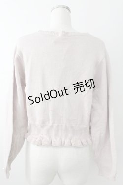 画像2: axes femme / レースアップニットプルオーバー  ピンク T-25-09-05-004-AX-TO-SA-ZI