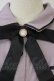 画像5: axes femme POETIQUE / リボン付エンブレム刺繍BL M ラベンダー T-25-09-05-005-AX-BL-SA-ZI