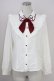 画像1: axes femme POETIQUE / カラーリボン刺繍ブラウス M キナリ T-25-09-05-002-AX-BL-SA-ZI (1)