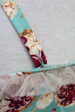 画像3: Shirley Temple / タルトプリントジャンパースカート 154〜162cm ミント T-25-09-05-014-ET-OP-SA-ZI