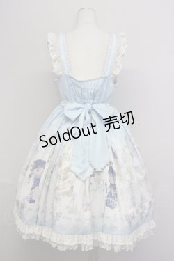 画像2: Unitleer / もみの木くまさんジャンパースカート L サックス T-25-09-10-020-LO-OP-SA-ZI