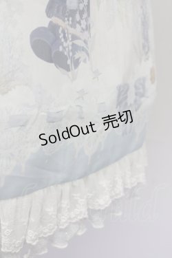 画像8: Unitleer / もみの木くまさんジャンパースカート L サックス T-25-09-10-020-LO-OP-SA-ZI