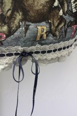 画像6: ALICE and the PIRATES / Quiet toys room〜あの子と遊んだあの日々を〜柄ジャンパースカートI  グレー×紺 T-25-09-10-022-PA-OP-SA-ZI (6)