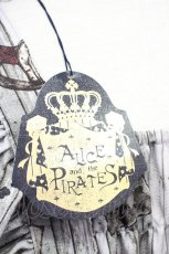 画像8: ALICE and the PIRATES / Quiet toys room〜あの子と遊んだあの日々を〜柄ジャンパースカートI  グレー×紺 T-25-09-10-022-PA-OP-SA-ZI (8)