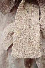 画像4: metamorphose / 総レースラッパ袖ブラウス  ピンク T-25-09-10-003-ME-BL-SA-ZI (4)