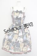 LIEF / Antique Bibliotheca ミディアム図書館ジャンパースカート  黒 T-25-09-10-023-LO-OP-SA-ZI