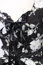 画像3: metamorphose / プロムナードミニウェディングジャンパースカート  黒 T-25-09-10-025-ME-OP-SA-ZI (3)