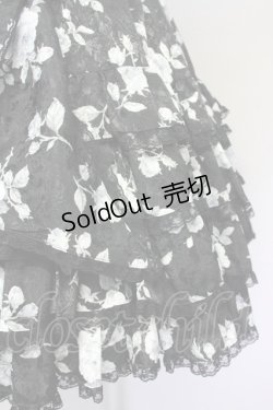 画像4: metamorphose / プロムナードミニウェディングジャンパースカート  黒 T-25-09-10-025-ME-OP-SA-ZI