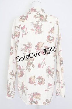 画像2: Karl Helmut / ハイランドダンスプリントシャツブラウス  キナリ T-25-09-10-004-EL-BL-SA-ZI