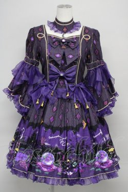 画像1: metamorphose / 魔女の森ラッパ袖ワンピース  バイオレット T-25-09-10-026-ME-OP-SA-ZT